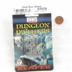 RPR07078 Oman Ruul Wizard Miniature 25mm Heroic Scale Figure 3D Printed Dungeon Dwellers (ONLINE ORDER ONLY)
