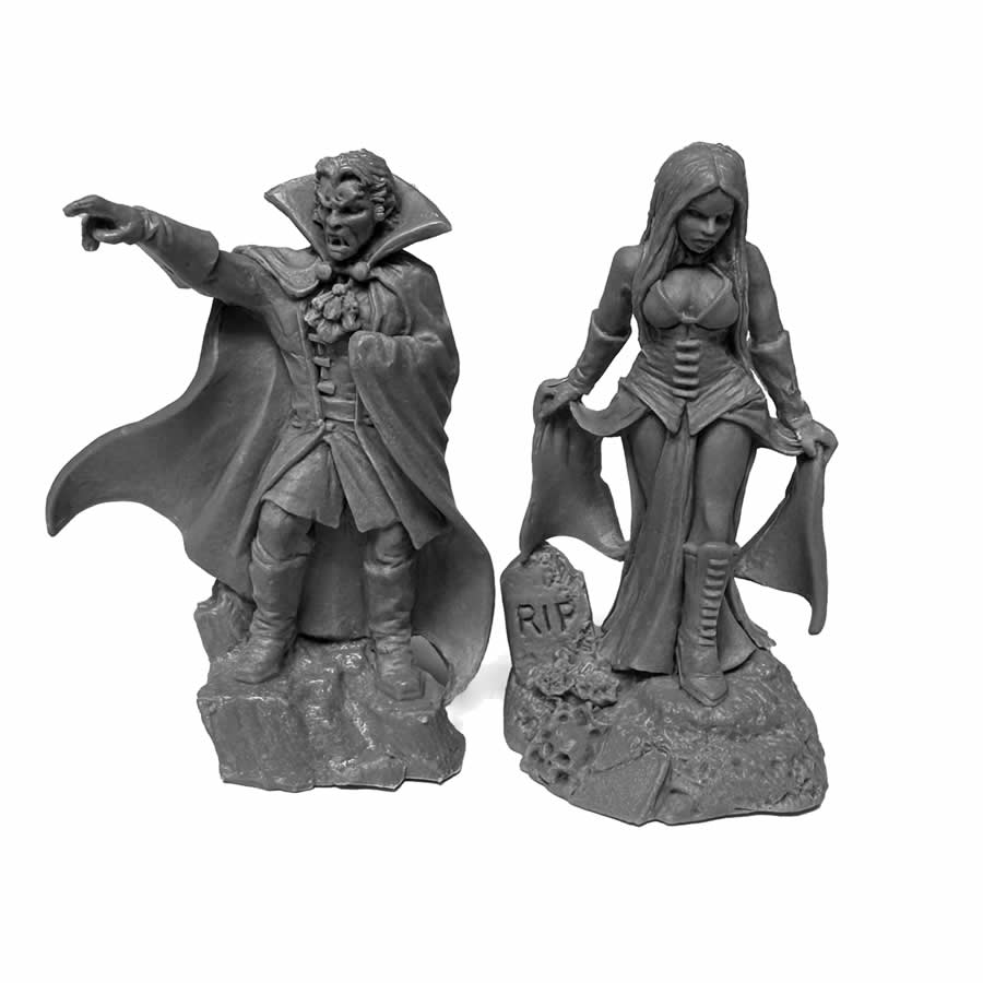 RPR07081 Vampire Bloodlords Miniature 25mm Heroic Scale Figure Dungeon Dwellers (ONLINE ORDER ONLY)