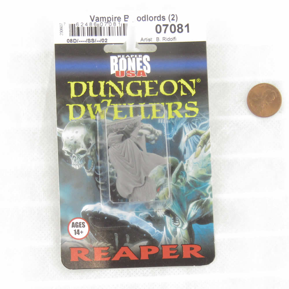 RPR07081 Vampire Bloodlords Miniature 25mm Heroic Scale Figure Dungeon Dwellers (ONLINE ORDER ONLY)