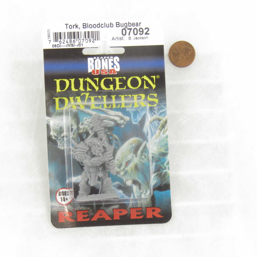 RPR07092 Tork Bloodclub Bugbear Miniature 25mm Heroic Scale Figure 3D Printed Dungeon Dwellers (ONLINE ORDER ONLY)