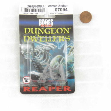 RPR07094 Waspnettle Lizardman Archer Miniature 25mm Heroic Scale Figure 3D Printed Dungeon Dwellers Reaper Miniatures (ONLINE ORDER ONLY)