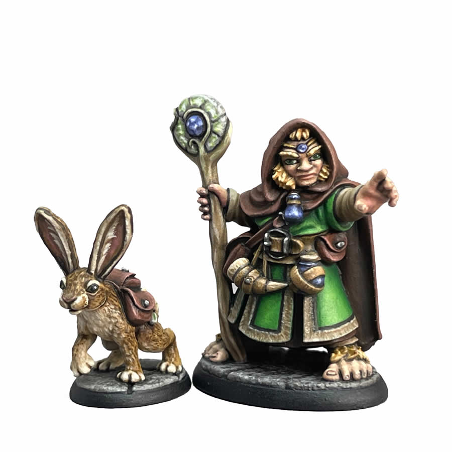 RPR07096A Hollis Grayheath and Verbena Miniature 25mm Heroic Scale Figure 3D Printed Dungeon Dwellers Reaper Miniatures (ONLINE ORDER ONLY)