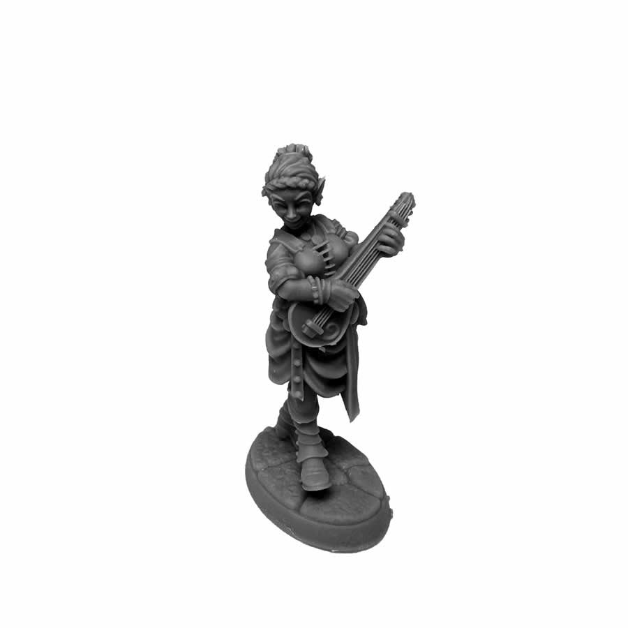 RPR07097A Ryelle Rainheather Elf Bard Miniature 25mm Heroic Scale Figure 3D Printed Dungeon Dwellers (ONLINE ORDER ONLY)