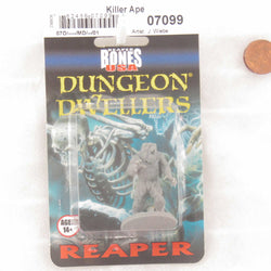RPR07099 Killer Ape Miniature 25mm Heroic Scale Figure 3D Printed Dungeon Dwellers (ONLINE ORDER ONLY)