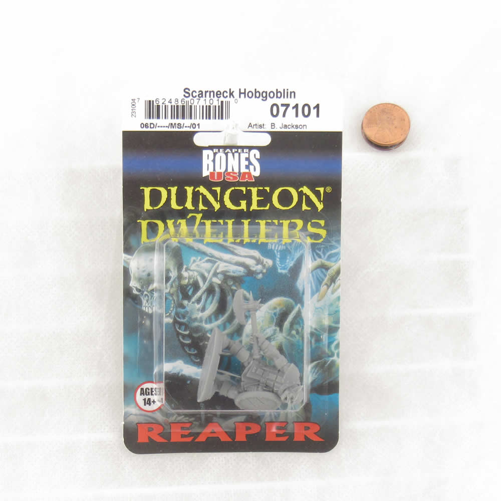 RPR07101 Kadarg Scarneck hobgoblin Warrior Miniature 25mm Heroic Scale Figure 3D Printed Dungeon Dwellers (ONLINE ORDER ONLY)