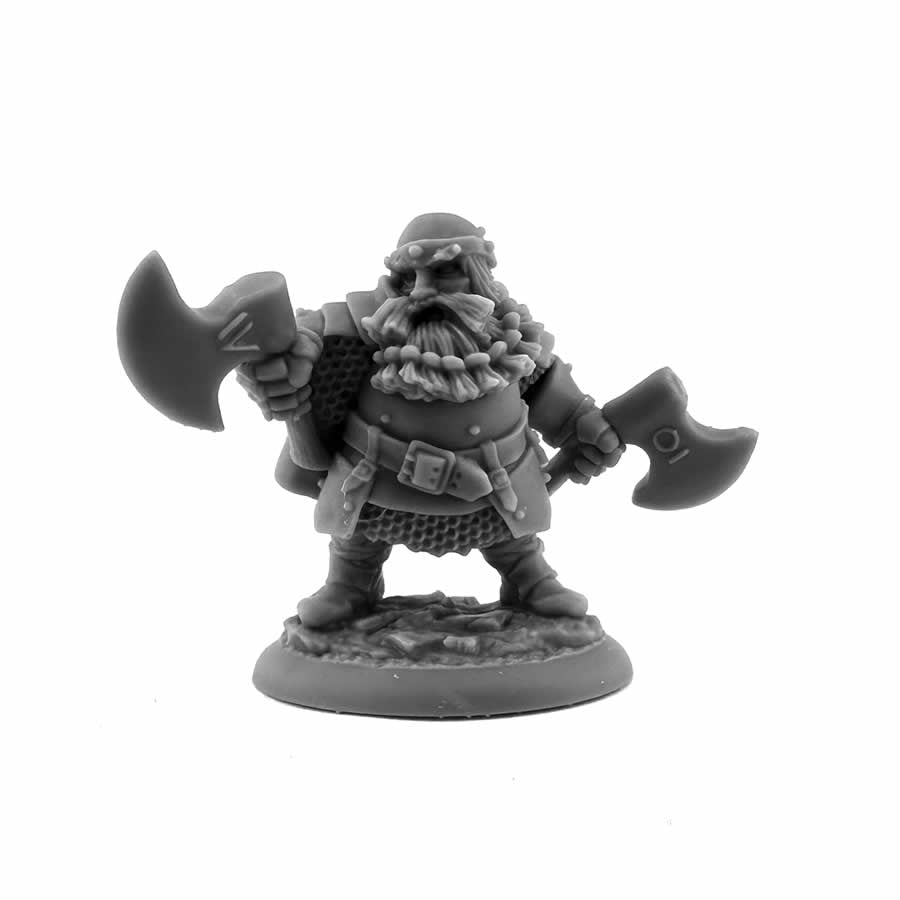 RPR07109 Hagar Dwarf Fighter Miniature 25mm Heroic Scale Figure Dungeon Dwellers (ONLINE ORDER ONLY)