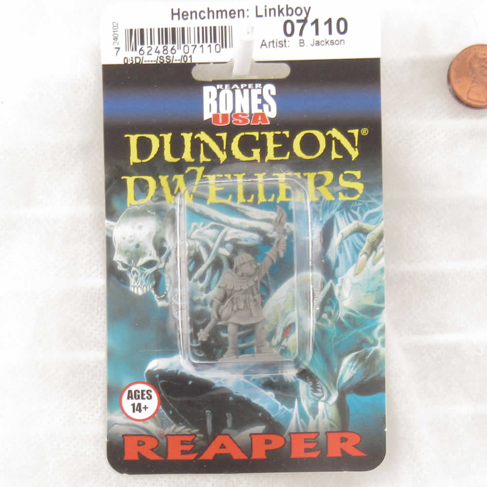 RPR07110 Henchmen Linkboy Miniature 25mm Heroic Scale Figure Dungeon Dwellers (ONLINE ORDER ONLY)