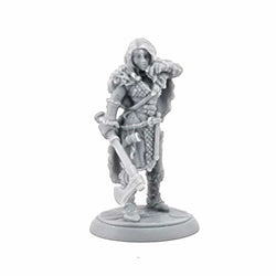 RPR07130 Maeve Greysky Female Barbarian Miniature 25mm Heroic Scale Figure Dungeon Dwellers (ONLINE ORDER ONLY)