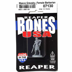RPR07130 Maeve Greysky Female Barbarian Miniature 25mm Heroic Scale Figure Dungeon Dwellers (ONLINE ORDER ONLY)