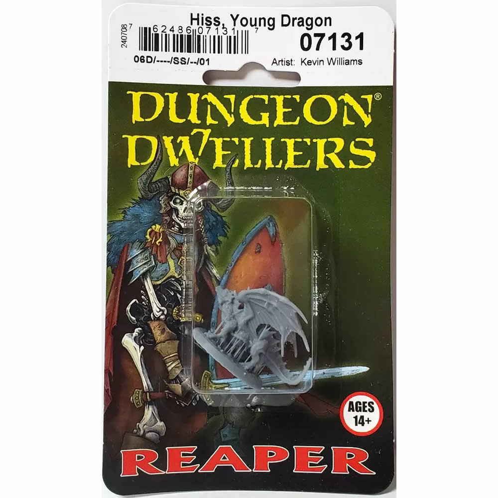 RPR07131 Hiss Young Dragon Miniature 25mm Heroic Scale Figure Dungeon Dwellers (ONLINE ORDER ONLY)