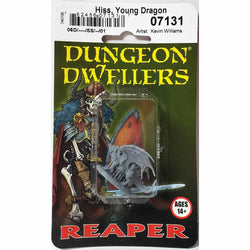 RPR07131 Hiss Young Dragon Miniature 25mm Heroic Scale Figure Dungeon Dwellers (ONLINE ORDER ONLY)