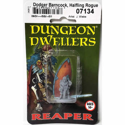 RPR07134 Dodger Barncock Halfling Rogue Miniature 25mm Heroic Scale Figure Dungeon Dwellers (ONLINE ORDER ONLY)