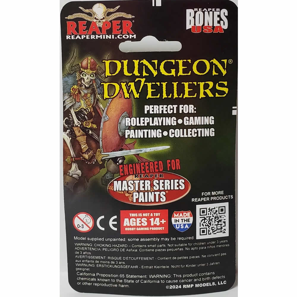 RPR07135 Daehana Drithirien Elf Fighter Miniature 25mm Heroic Scale Figure Dungeon Dwellers (ONLINE ORDER ONLY)