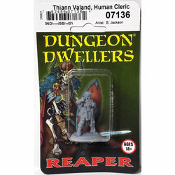 RPR07136 Thiann Valand Human Cleric Miniature 25mm Heroic Scale Figure Dungeon Dwellers (ONLINE ORDER ONLY)