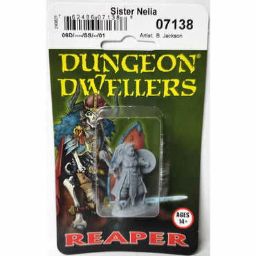 RPR07138 Sister Nelia Cleric Miniature 25mm Heroic Scale Figure Dungeon Dwellers (ONLINE ORDER ONLY)
