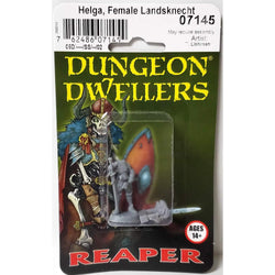 RPR07145 Helga Female Landsknecht Miniature 25mm Heroic Scale Figure Dungeon Dwellers (ONLINE ORDER ONLY)