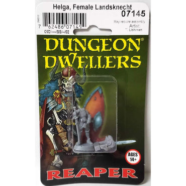 RPR07145 Helga Female Landsknecht Miniature 25mm Heroic Scale Figure Dungeon Dwellers (ONLINE ORDER ONLY)