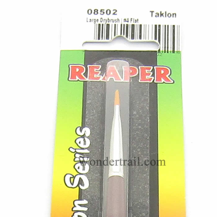 RPR08502 No. 4 Flat Paint Brush Pro Brush Golden Taklon Series (ONLINE ORDER ONLY)