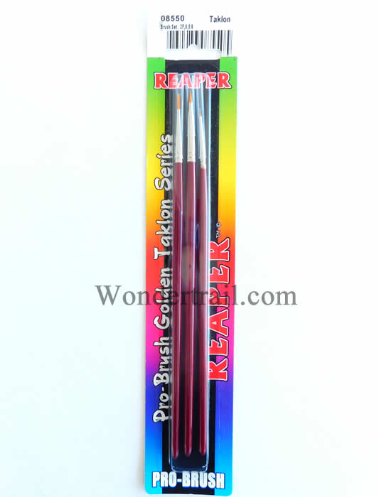 RPR08550 Basic Paint Brush Set Pro Brush Golden Taklon Series (ONLINE ORDER ONLY)