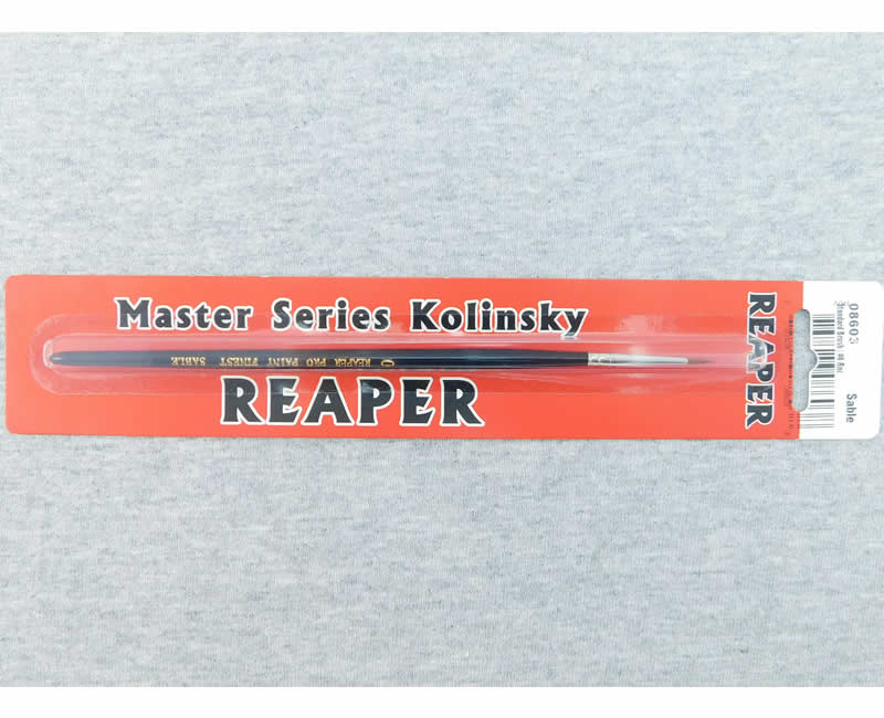 RPR08603 No 0 Round Paint Brush Kolinsky Sable Master Series (ONLINE ORDER ONLY)