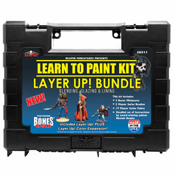 RPR08911 Layer Up! Bundle Miniatures Learn to Paint Series Reaper Miniatures (ONLINE ORDER ONLY)