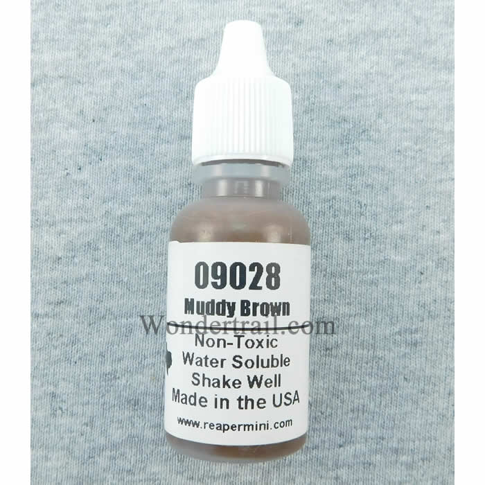 RPR09028 Muddy Brown Reaper Master Series Hobby Paint .5oz (ONLINE ORDER ONLY)