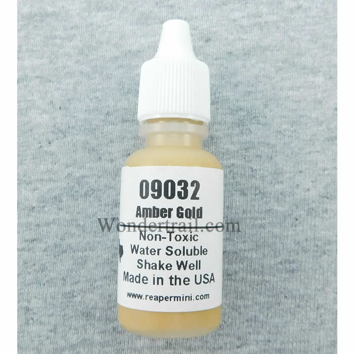 RPR09032 Amber Gold Reaper Master Series Hobby Paint .5oz (ONLINE ORDER ONLY)