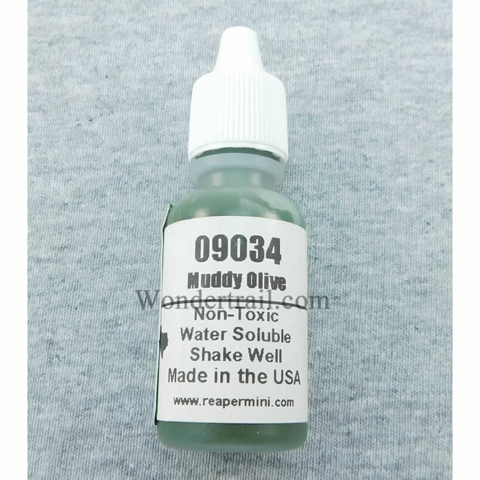 RPR09034 Muddy Olive Reaper Master Series Hobby Paint .5oz (ONLINE ORDER ONLY)