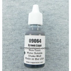 RPR09064 Brown Liner Reaper Master Series Hobby Paint .5oz (ONLINE ORDER ONLY)