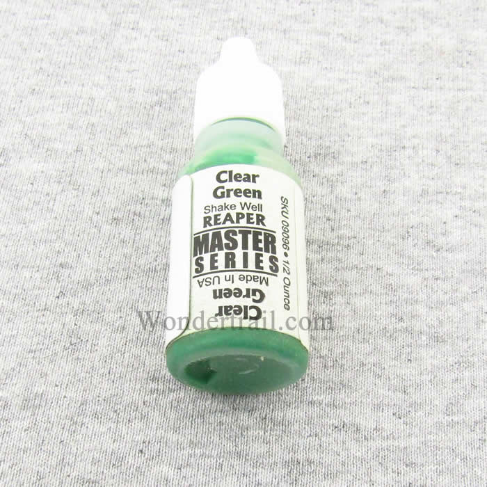 RPR09096 Clear Green Reaper Master Series Hobby Paint .5oz (ONLINE ORDER ONLY)
