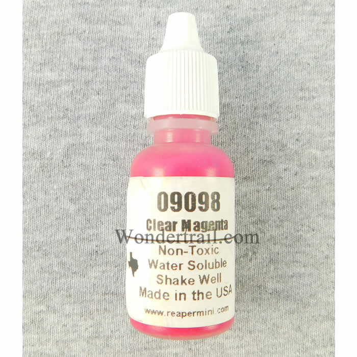 RPR09098 Clear Magenta Reaper Master Series Hobby Paint .5oz (ONLINE ORDER ONLY)
