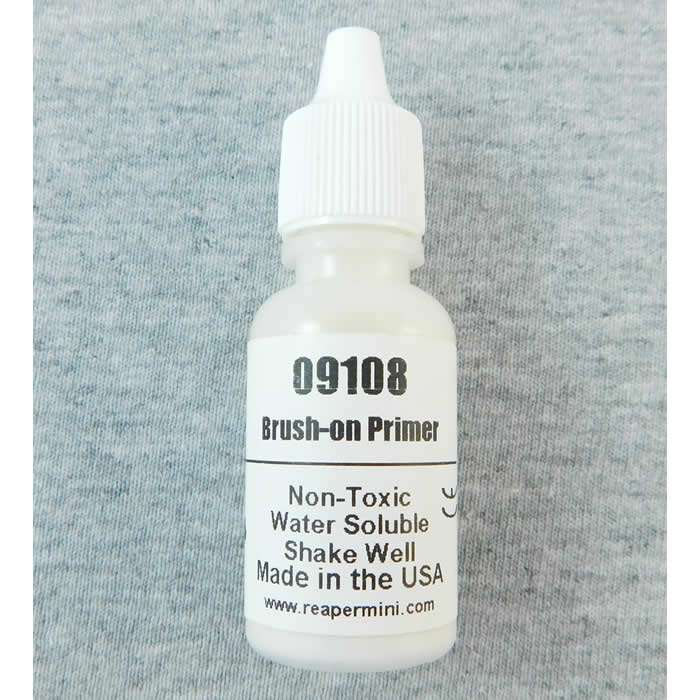 RPR09108 Brush on Primer Acrylic Reaper Master Series Hobby Paint .5oz (ONLINE ORDER ONLY)