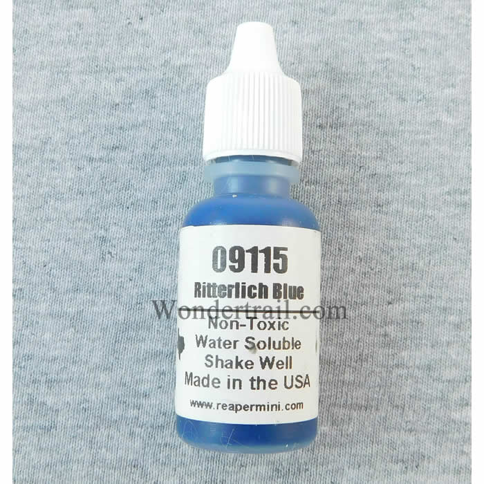 RPR09115 Ritterlich Blue Acrylic Reaper Master Series Hobby Paint .5oz (ONLINE ORDER ONLY)