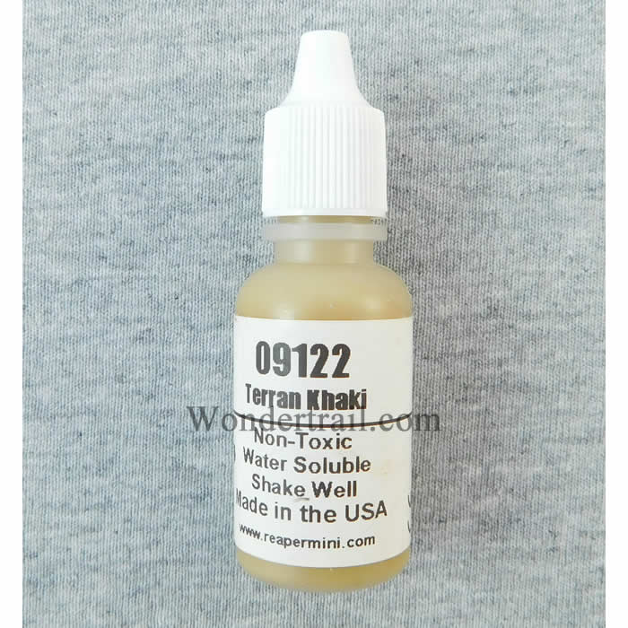 RPR09122 Terran Khaki Acrylic Reaper Master Series Hobby Paint .5oz (ONLINE ORDER ONLY)