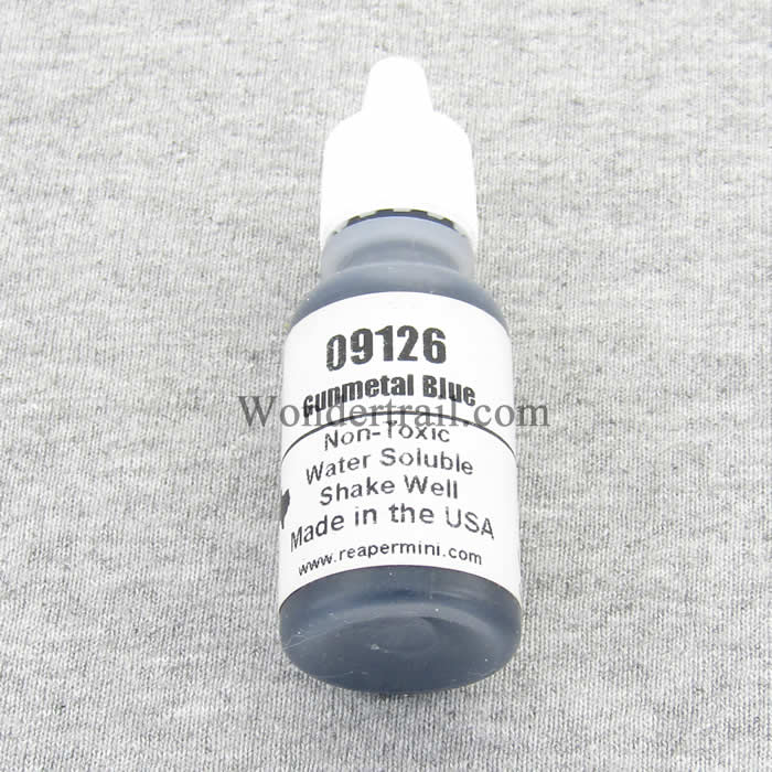 RPR09126 Gunmetal Blue Acrylic Reaper Master Series Hobby Paint .5oz (ONLINE ORDER ONLY)