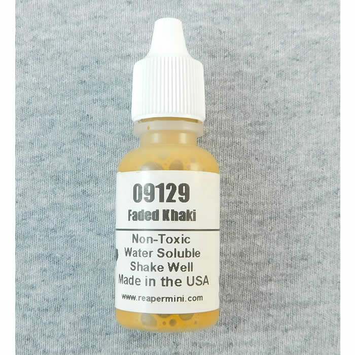 RPR09129 Faded Khaki Acrylic Reaper Master Series Hobby Paint .5oz (ONLINE ORDER ONLY)