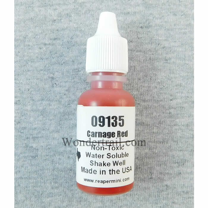 RPR09135 Carnage Red Acrylic Reaper Master Series Hobby Paint .5oz (ONLINE ORDER ONLY)