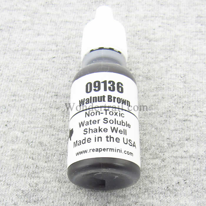 RPR09136 Walnut Brown Acrylic Reaper Master Series Hobby Paint .5oz (ONLINE ORDER ONLY)