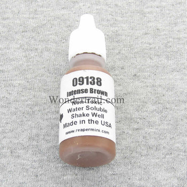 RPR09138 Intense Brown Acrylic Reaper Master Series Hobby Paint .5oz (ONLINE ORDER ONLY)