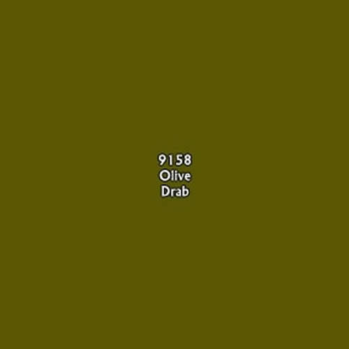 RPR09158 Olive Drab Acrylic Reaper Master Series Hobby Paint .5oz (ONLINE ORDER ONLY)