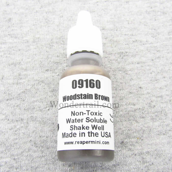 RPR09160 Woodstain Brown Acrylic Reaper Master Series Hobby Paint .5oz (ONLINE ORDER ONLY)