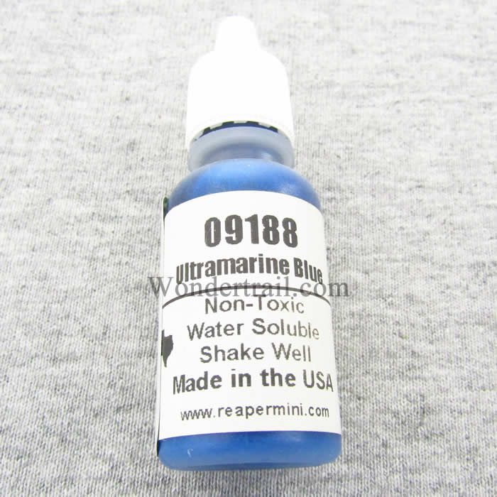 RPR09188 Ultramarine Blue Acrylic Reaper Master Series Hobby Paint .5oz (ONLINE ORDER ONLY)