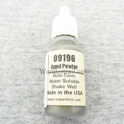 RPR09196 Aged Pewter Acrylic Reaper Master Series Hobby Paint .5oz (ONLINE ORDER ONLY)