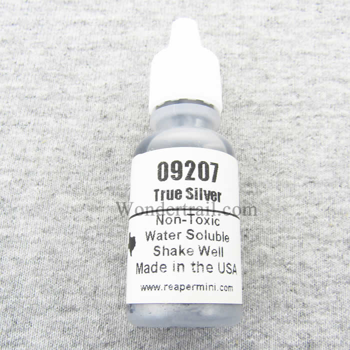 RPR09207 Pale Silver Acrylic Reaper Master Series Hobby Paint .5oz (ONLINE ORDER ONLY)