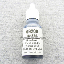 RPR09208 Black Ink Acrylic Reaper Master Series Hobby Paint .5oz (ONLINE ORDER ONLY)