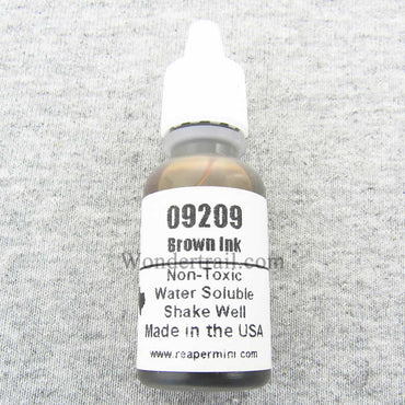 RPR09209 Brown Ink Acrylic Reaper Master Series Hobby Paint .5oz (ONLINE ORDER ONLY)