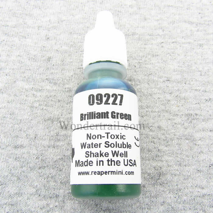 RPR09227 Brilliant Green Acrylic Reaper Master Series Hobby Paint .5oz (ONLINE ORDER ONLY)