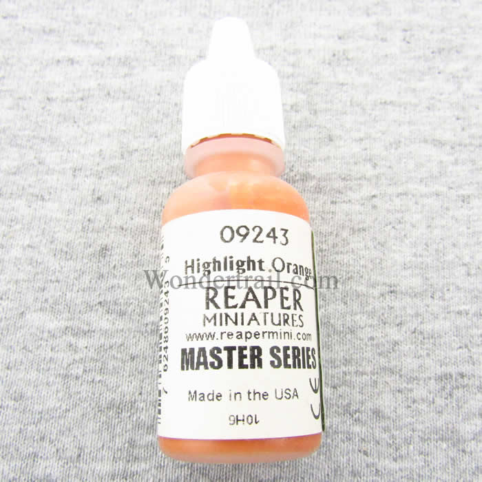 RPR09243 Highlight Orange Acrylic Reaper Master Series Hobby Paint .5oz (ONLINE ORDER ONLY)