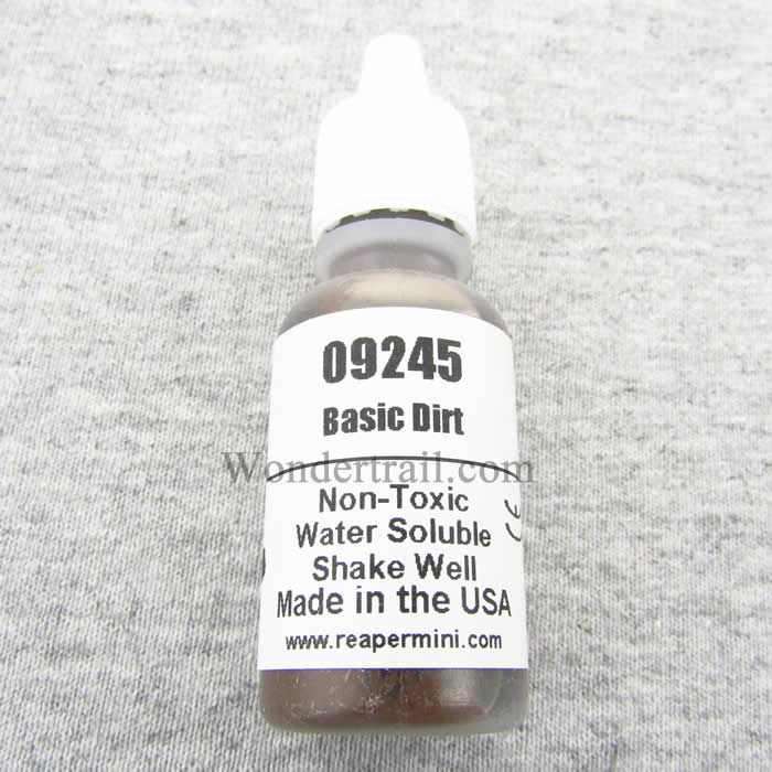 RPR09245 Basic Dirt Acrylic Reaper Master Series Hobby Paint .5oz (ONLINE ORDER ONLY)