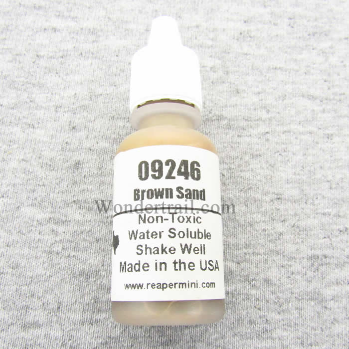 RPR09246 Brown Sand Acrylic Reaper Master Series Hobby Paint .5oz (ONLINE ORDER ONLY)
